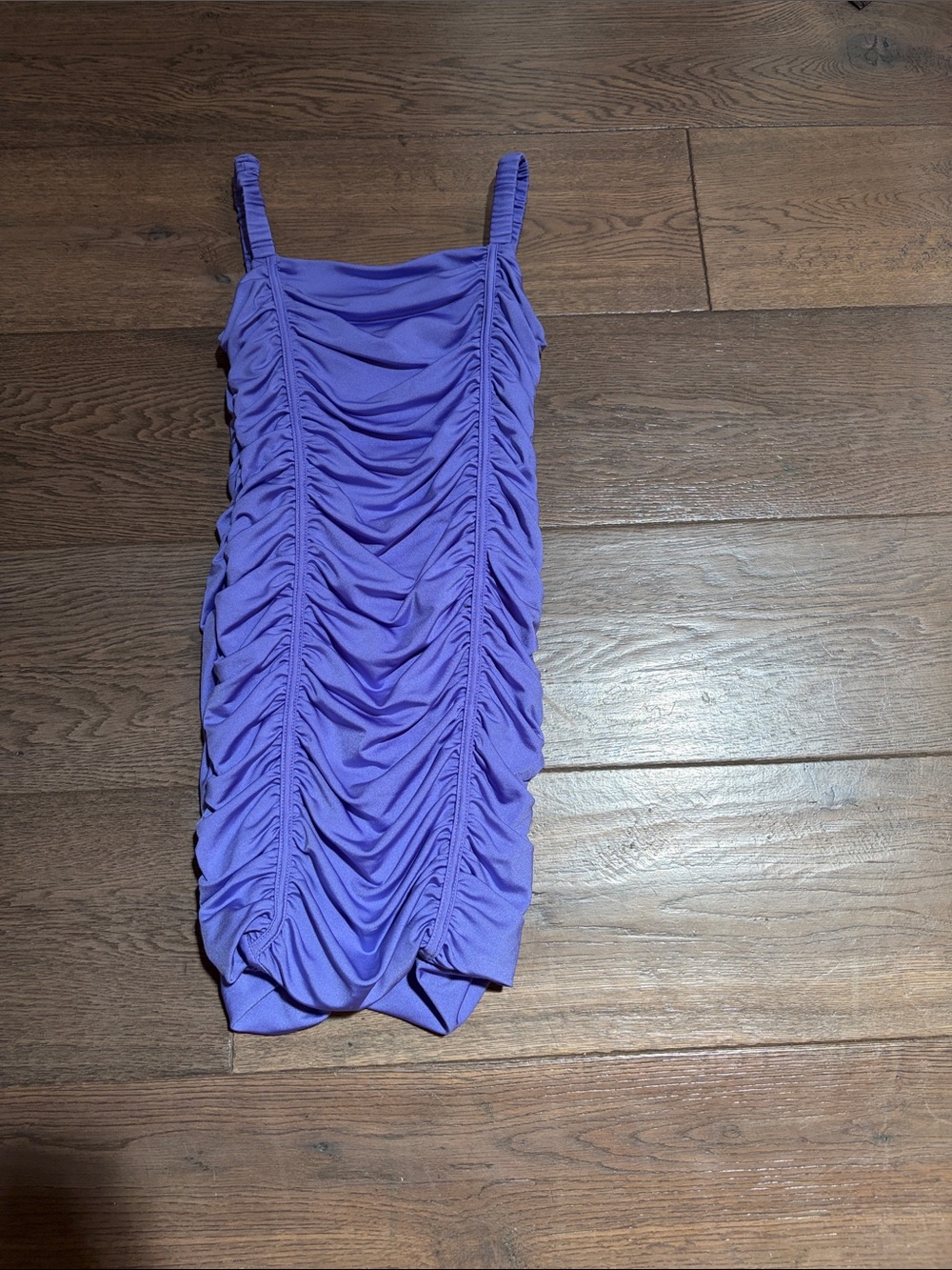 Kids Katie J NYC Purple Ribbed Dress